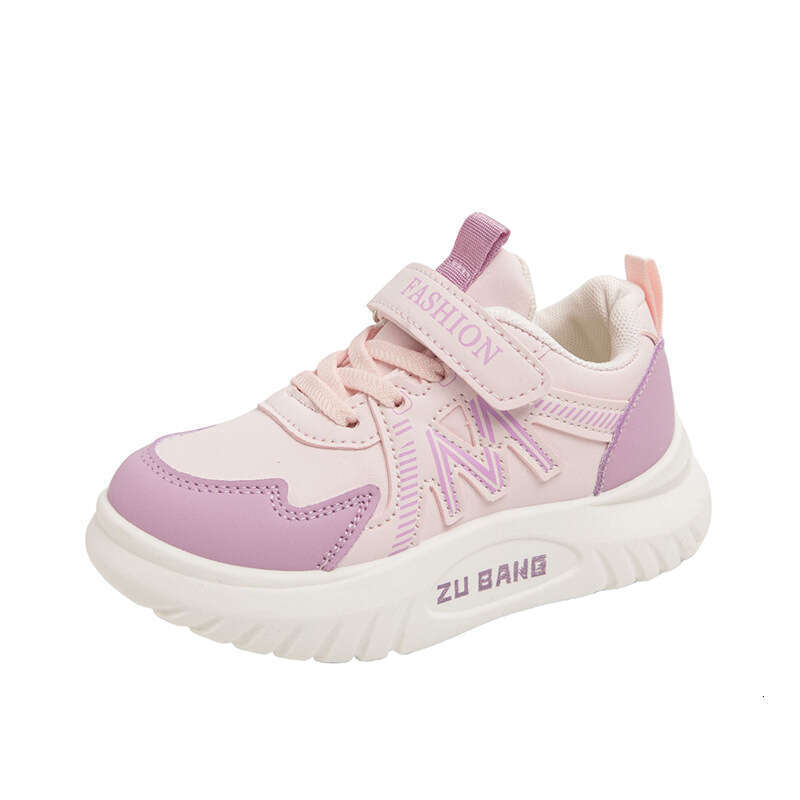 2025 Spring Autumn New Children's Thick-Soled Sneakers Running Casual Sports Single Shoes for Toddlers and Middle-Aged Students