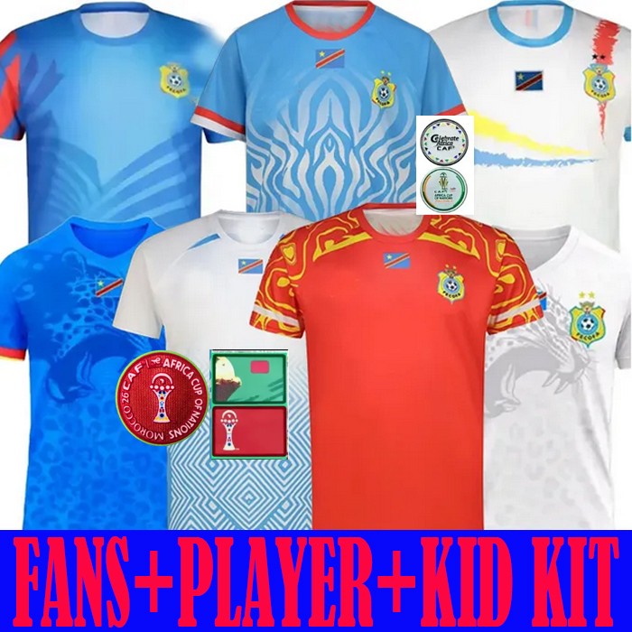 fans player version 2025 2026 2027 DR Congo soccer jerseys 25 26 27 Democratic Republic of the Congo national team shirt T.BONGONDA F.MAYELE MESCHACK home away jersey