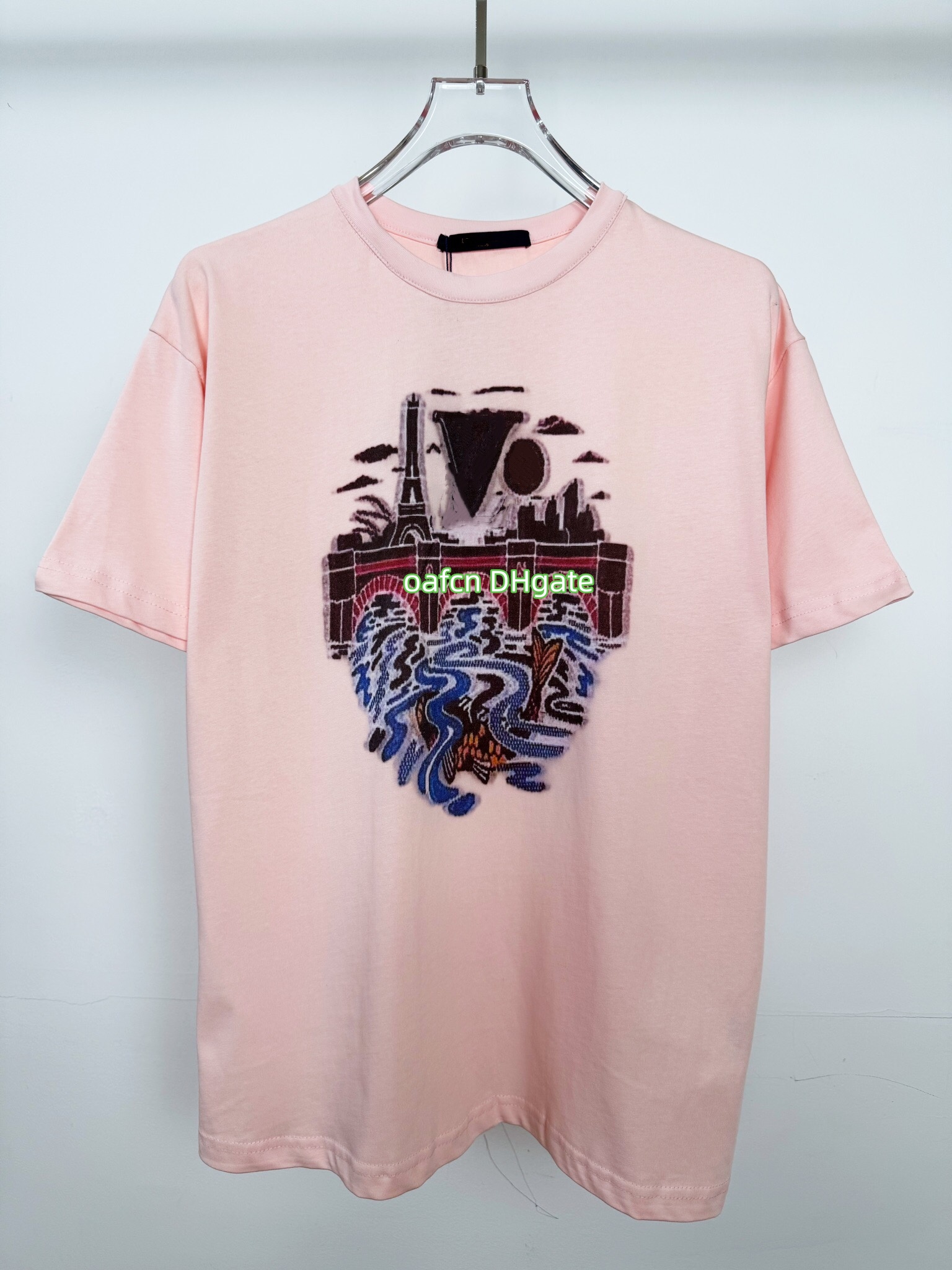 Designer Shirts Mens T shirt Letter Printed Tshirt Summer Casual Shirt Tees Short Sleeve Tops Hip Hop Streetwear glitter letter LOGO round neck short sleeved T-shirt