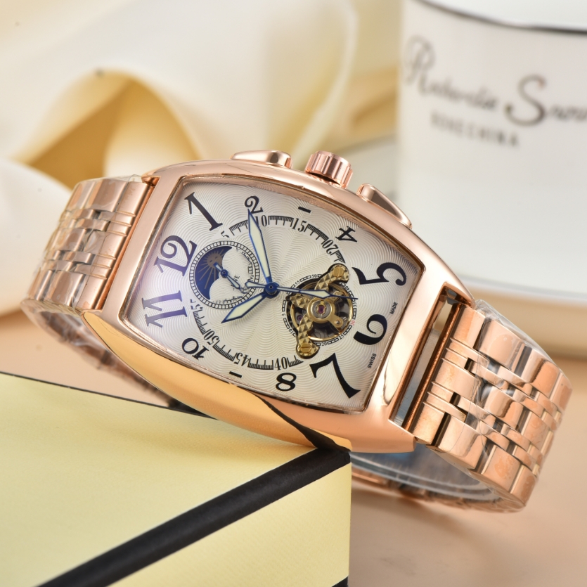 2026 Luxury designer men women FRANCKity watches MULLERity Automatic movement WATCH stainless steel Wristwatches Tourbillon high-quality wristwatch #162