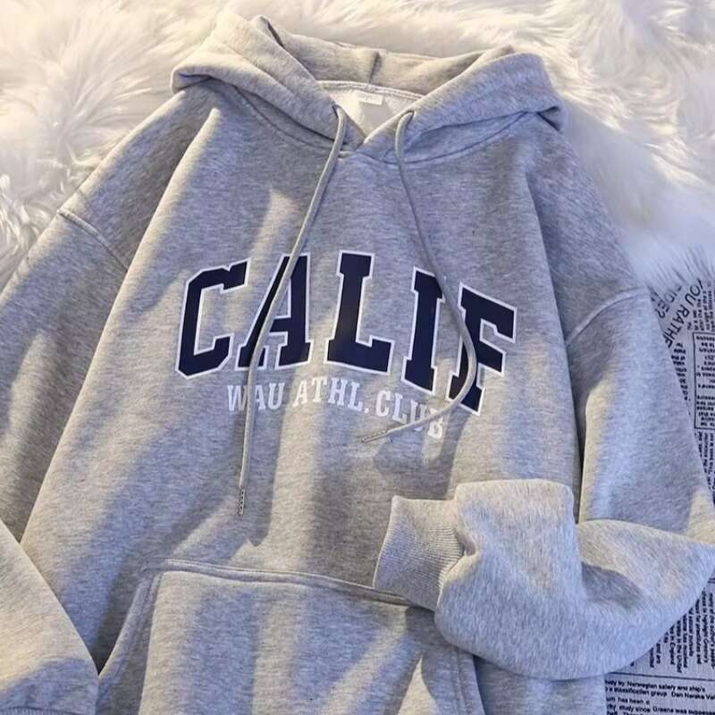 Street Fashion Brand Hooded Sweatshirt Couple Outfit Vibe Style American Hip Hop Ins Autumn Winter Top Men's Wholesale