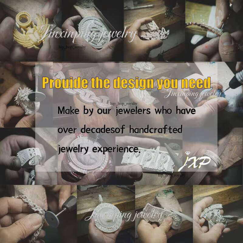 Manufacturer Long Stick Bread Hip Hop Jewelry VVS Moissanite Pendant