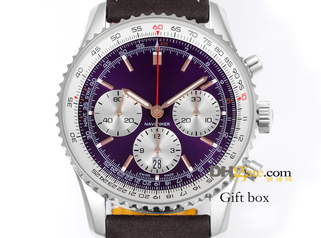 Top quality 2025 BLS Chronograph mens Watch AAAAA SUPERCLONE AB0138211B1P1 Automatic Mechanical Watch Designers 43Mm Luxury Women Watches SQFM