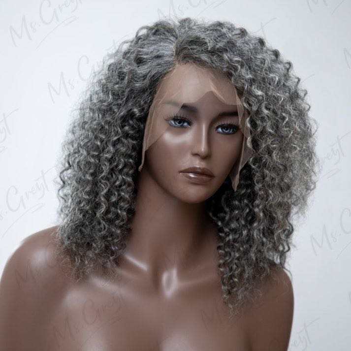 Short gray hairstyle real hair wigs salt and pepper well blend your own hair natural low highlights wigs machine made grey bob gluess daily wig new ye