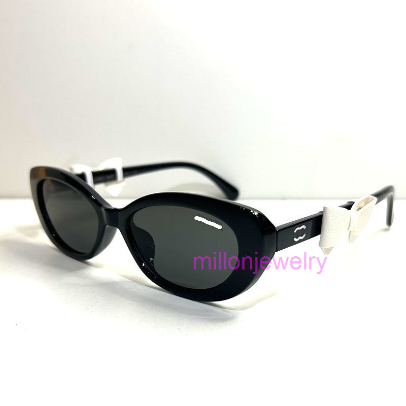 designer sunglasses channels Cat Eye Sunglasses for Women Detachable Bowknot Glasses CH9181