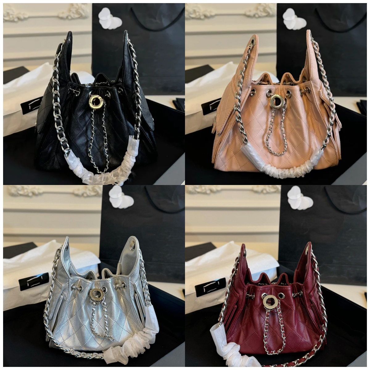 premium quality cc designer bags large tote bag black designer tote beach bag 25s hobo womens Designer bags red large womens purses for women crossbody white quilted