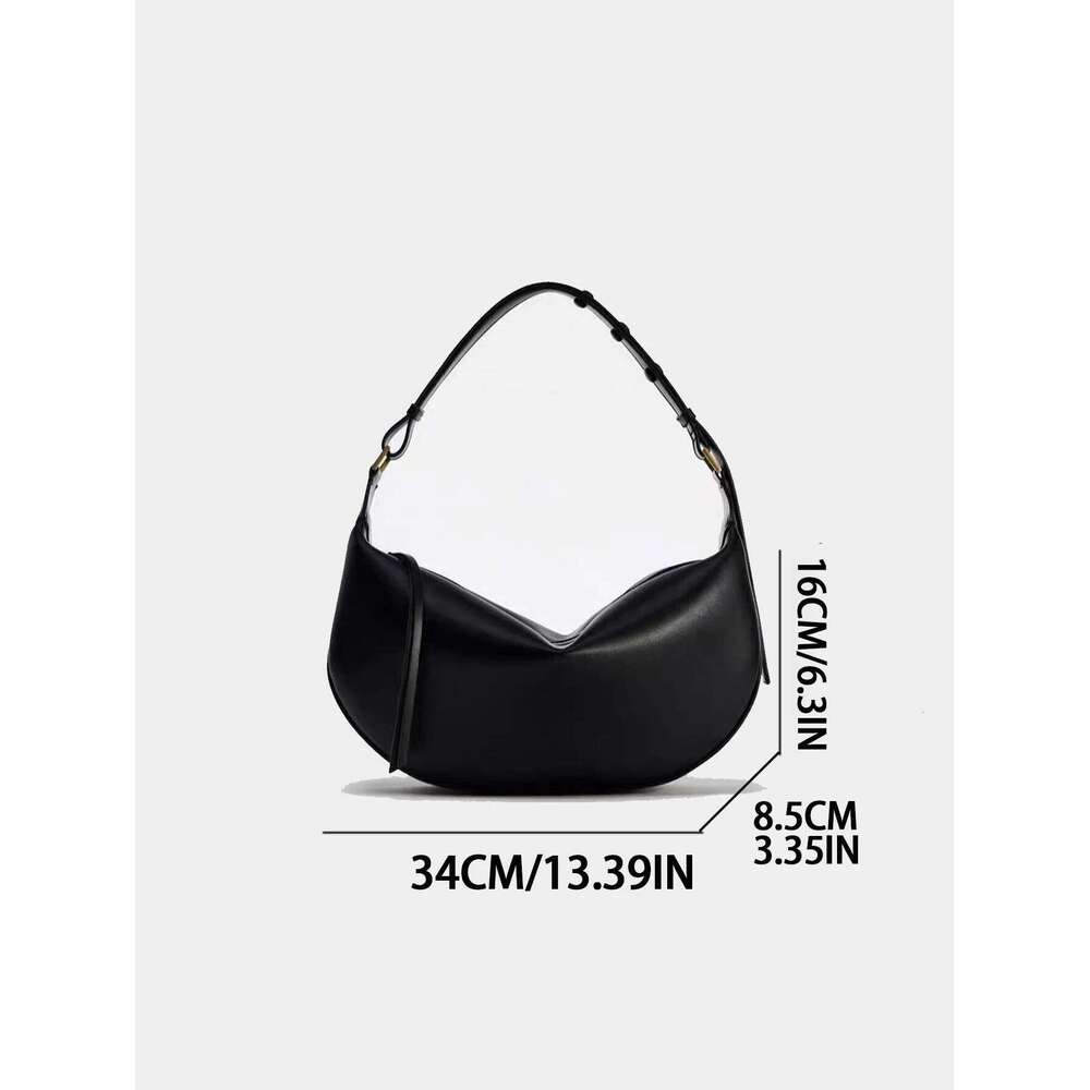 2025 New Fashion Senior Texture Single Shoulder Crossbody With A Small Design Underarm Dumpling Bag