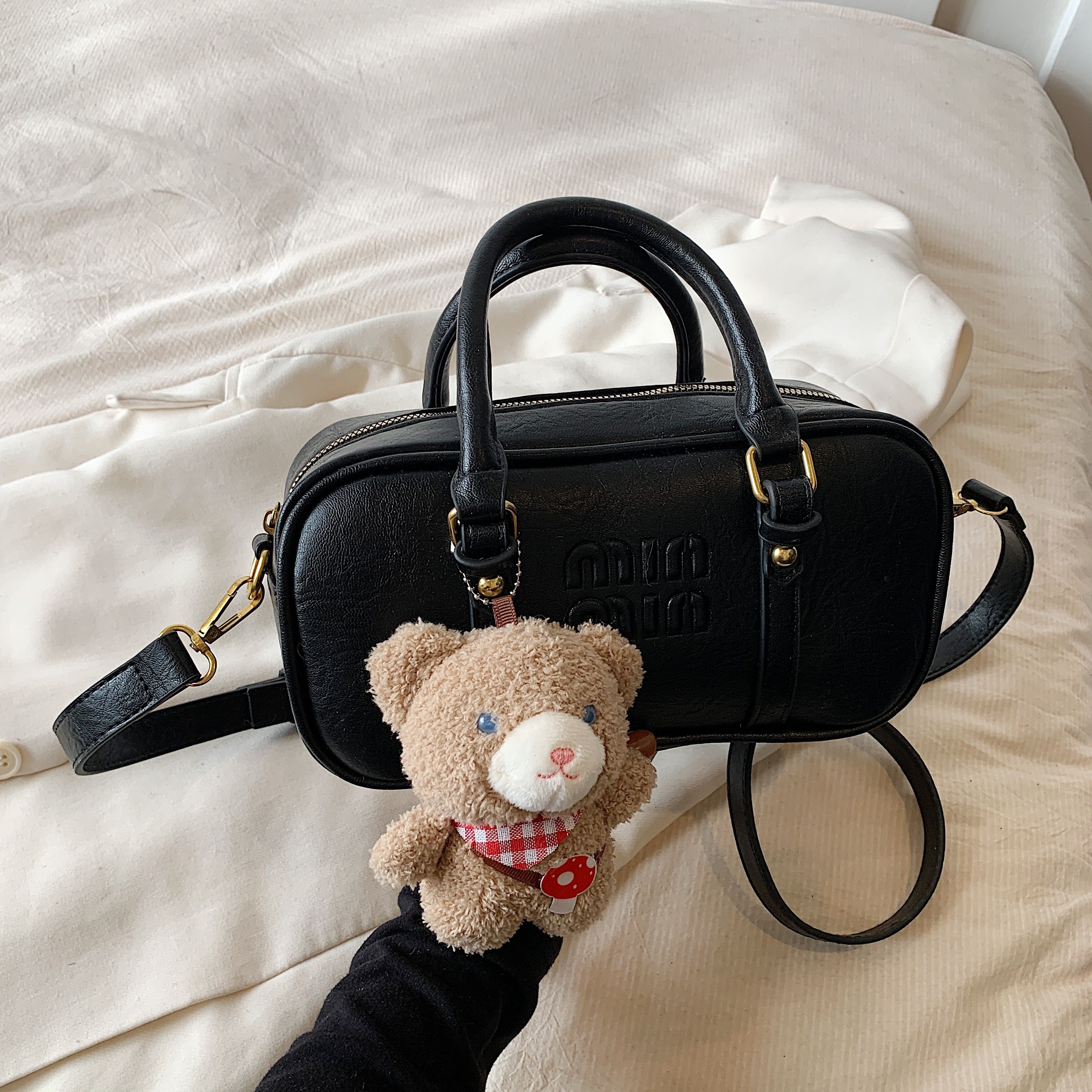Spring Summer Bags Women's 2026 New Shoulder Bag Popular fashion Bowling Bag Maillard Hand Bag Crossbody Bag