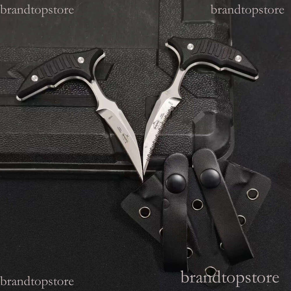 3Models Claw karambit Borka Fixed blade Knife 2.44'' D2 Blade, G10 Handles