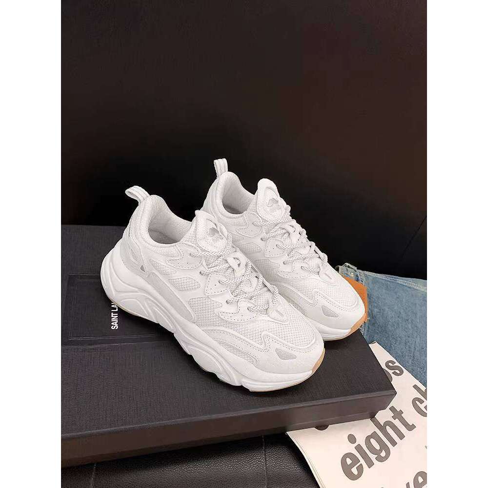 Mirinda Women's Autumn Breathable Dad Unisex Lightweight Non-Slip Wear-Resistant Shock-Absorbing Sports Shoes Mars