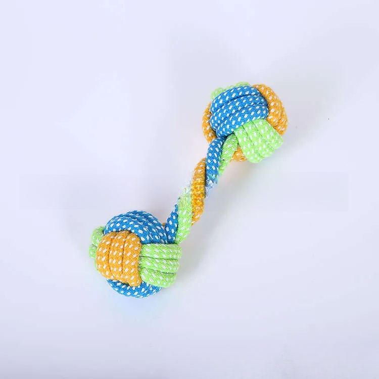 2026 New Pet Toy Dog Cotton Seven-Piece Set Teeth Cleaning Rope Knot Ball Puppy Interactive Chewing Free Shipping