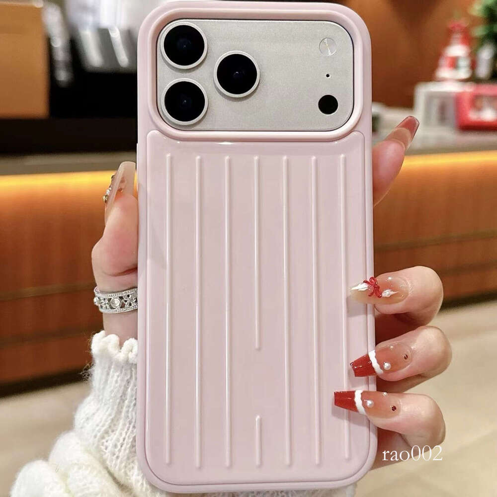 Rimowaa Designer RIM Rimova Suitcase Suitable Caseiphone Max Fashion Simple 17 Pro Phone Case Protective Iphone 16 Back Cover With Box