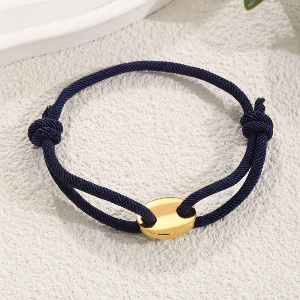 Cross-Border Hot Selling Stainless Steel Pig Nose Milan Hand-Woven Adjustable Bracelet for Men and Women Wholesale