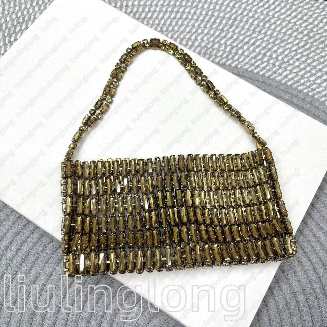 10a top quality EVENING bag in crystals CASSANDRE embroidered crystals luxury designer bags tote bag designer purse