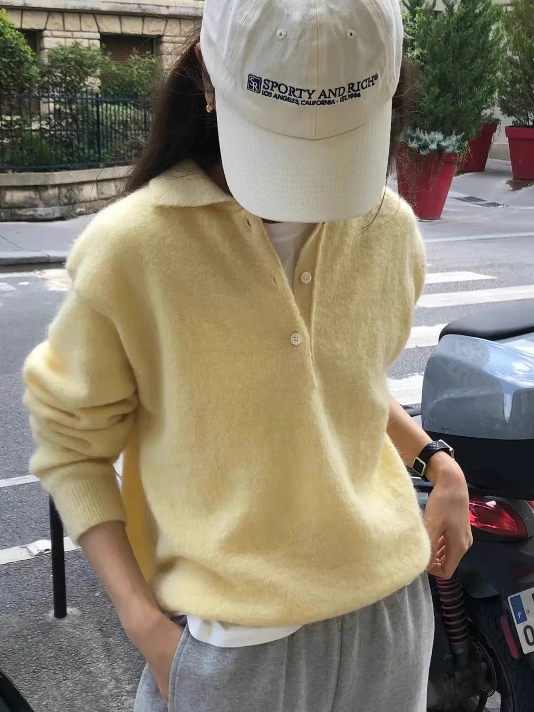 2025 AutumnWinter Womens Sweater 100 Wool Womens Knitted Hoodie Solid Color Casual Womens Top 251224