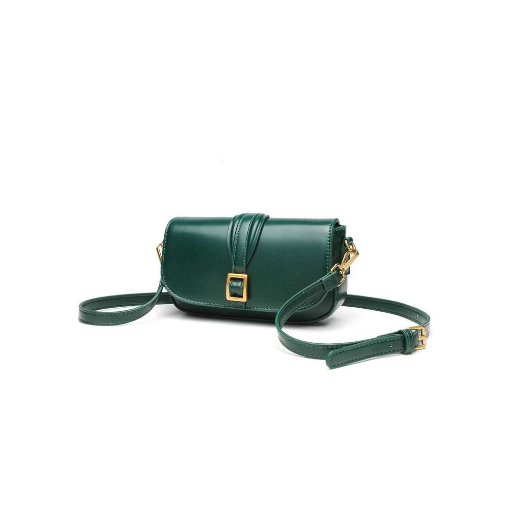Tofu Classic Green Single Shoulder Crossbody Mini Small Square Bag, Fashionable Versatile Women's Bag