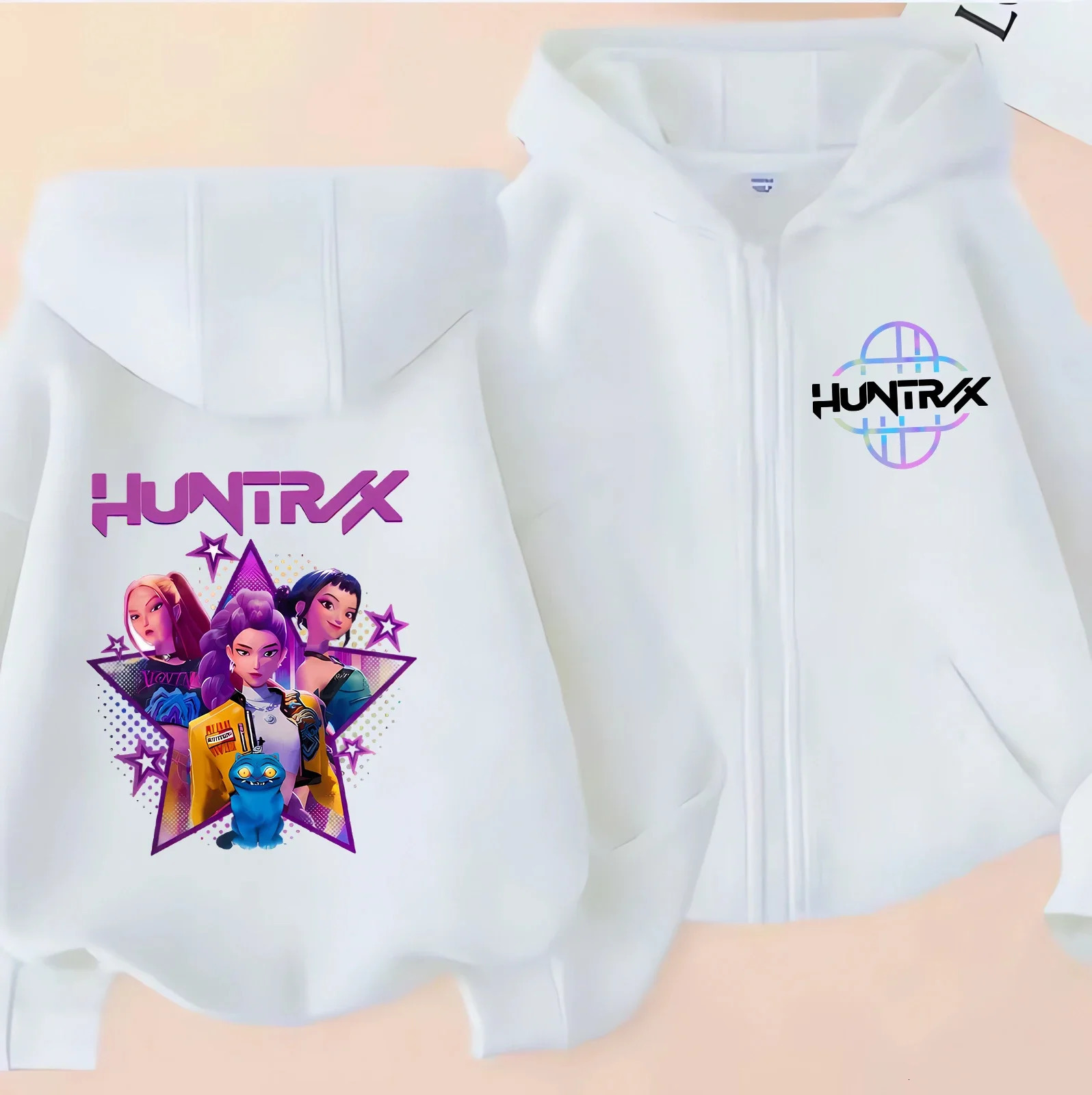 Y2k Zip Up Sweatshirts Kpop Demon Hunters Hoodie Coat Children Clothes Kid Girl Boy Sweatshirt Zipper Hoody Baby Casual Top 251231 - view 6