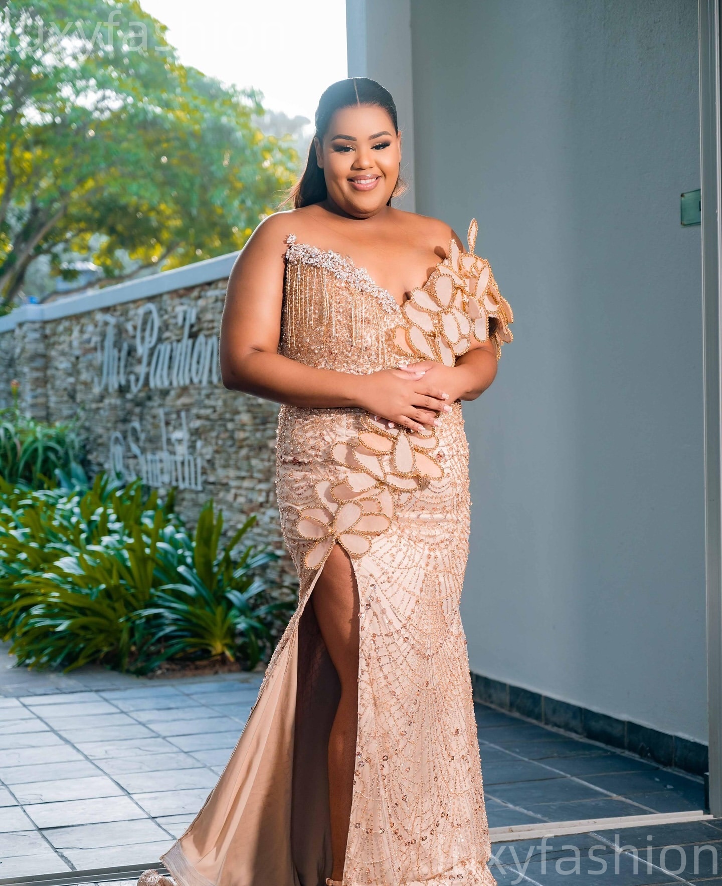 2026 Aso Ebi Champagne Mermaid Prom Dresses Beaded Crystals Florals Sequined Evening Formal Party Second Birthday Engagement Gowns Dress For Special O