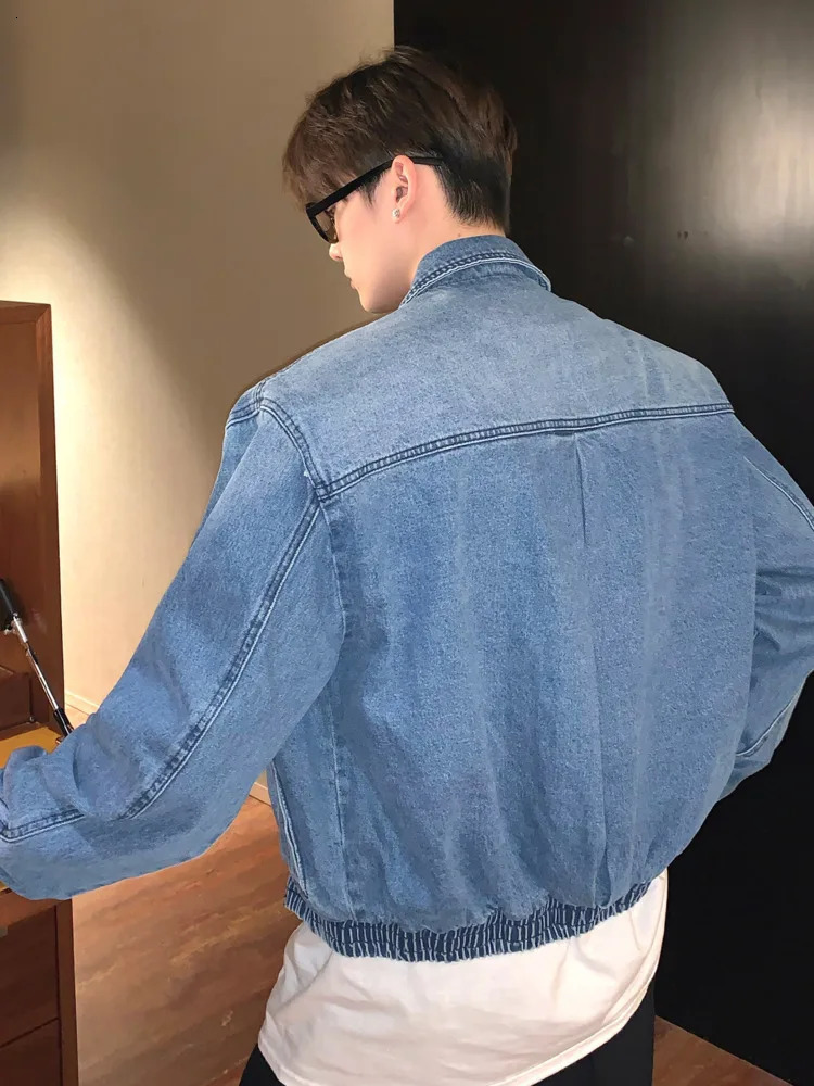 PFNW Metal Shoulder Pad Denim Jacket Mens Versatile Loose Washed Vintage Short Coat 2026 Spring 28L1243 251230