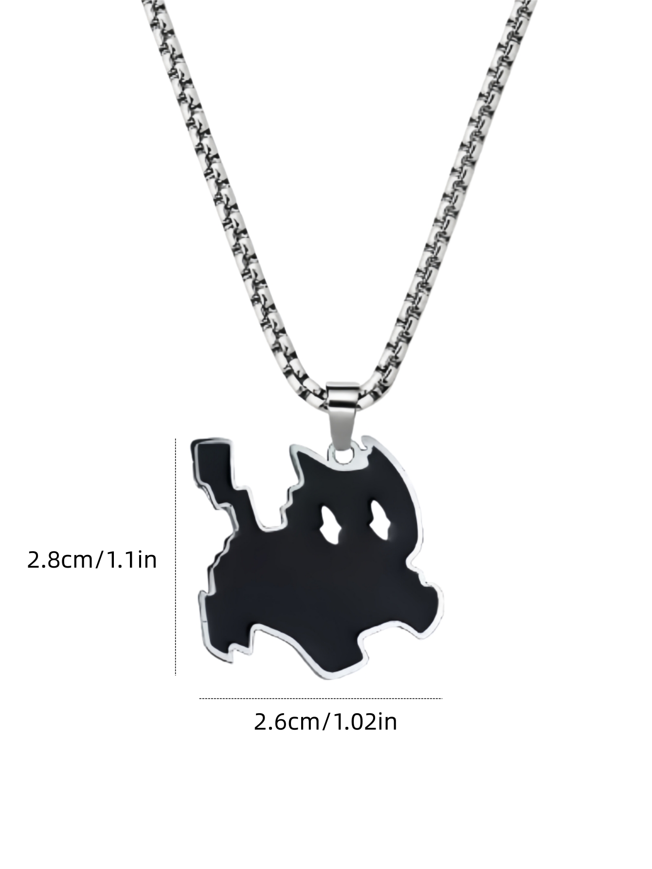 Elegant Edgy Design: Unisex Lightening Cat Emblem Neckpiece with a Sleek Aesthetic Appeal