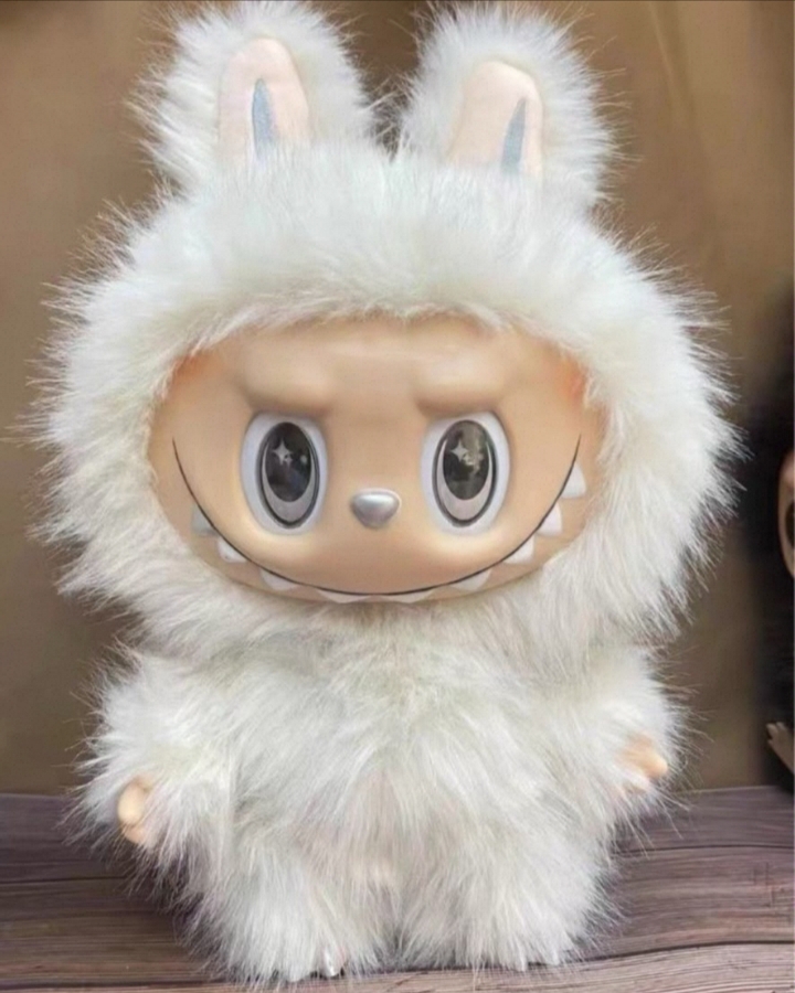 The Monsters 38Cm Labubu Zimomo Vinyl Plush Doll Creative Toy Stuffed Animals