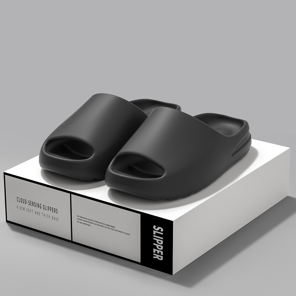 2026 Summer New Slippers for Men Thick-soled Anti-slip Wear-resistant Sandals for Women Home and Outdoor Beach Shoes