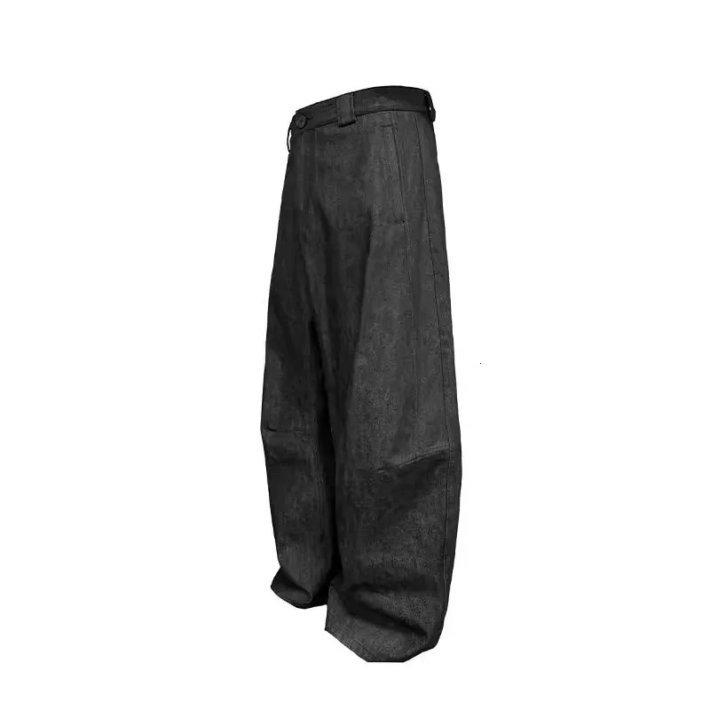 High Waist Womens Jeans Harajuku Vintage BF Style Streetwear All-match Loose Fashion Femme Wide Leg Denim Trousers 251225