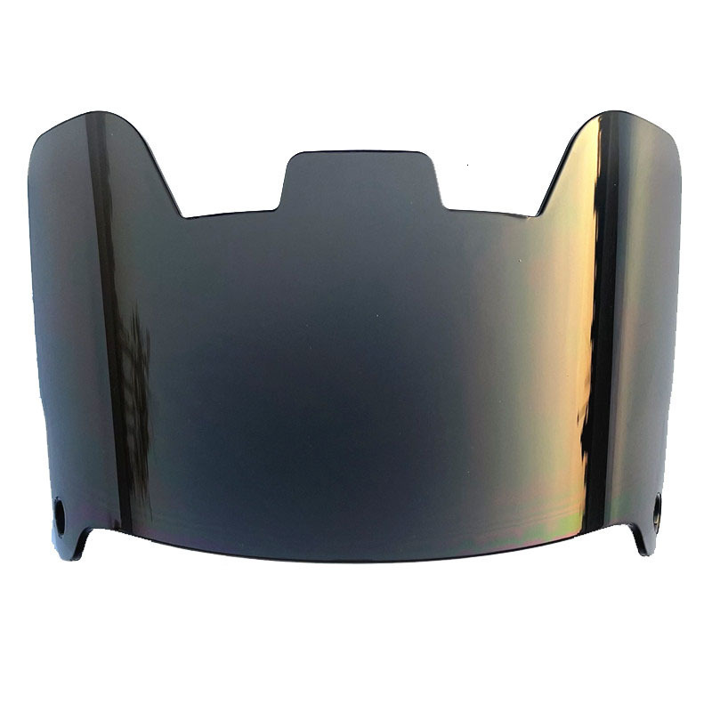 Universal Fit American Football Helmet Visor Rugby Rainbow Chrome Tinted Eye Shield Visors with Clips 241015