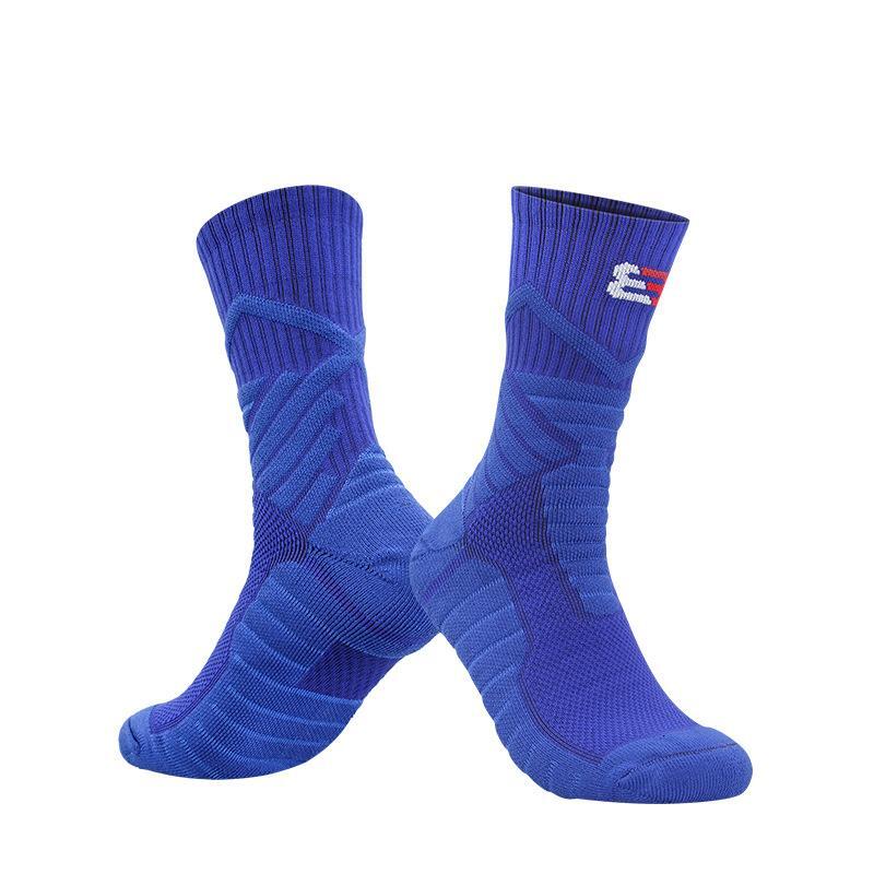 High Tube Professional Basketball Socks Practical Men's Player Edition Elite Mid Tube Sports Long Tube High Top Thickened Towel Bottom Socks