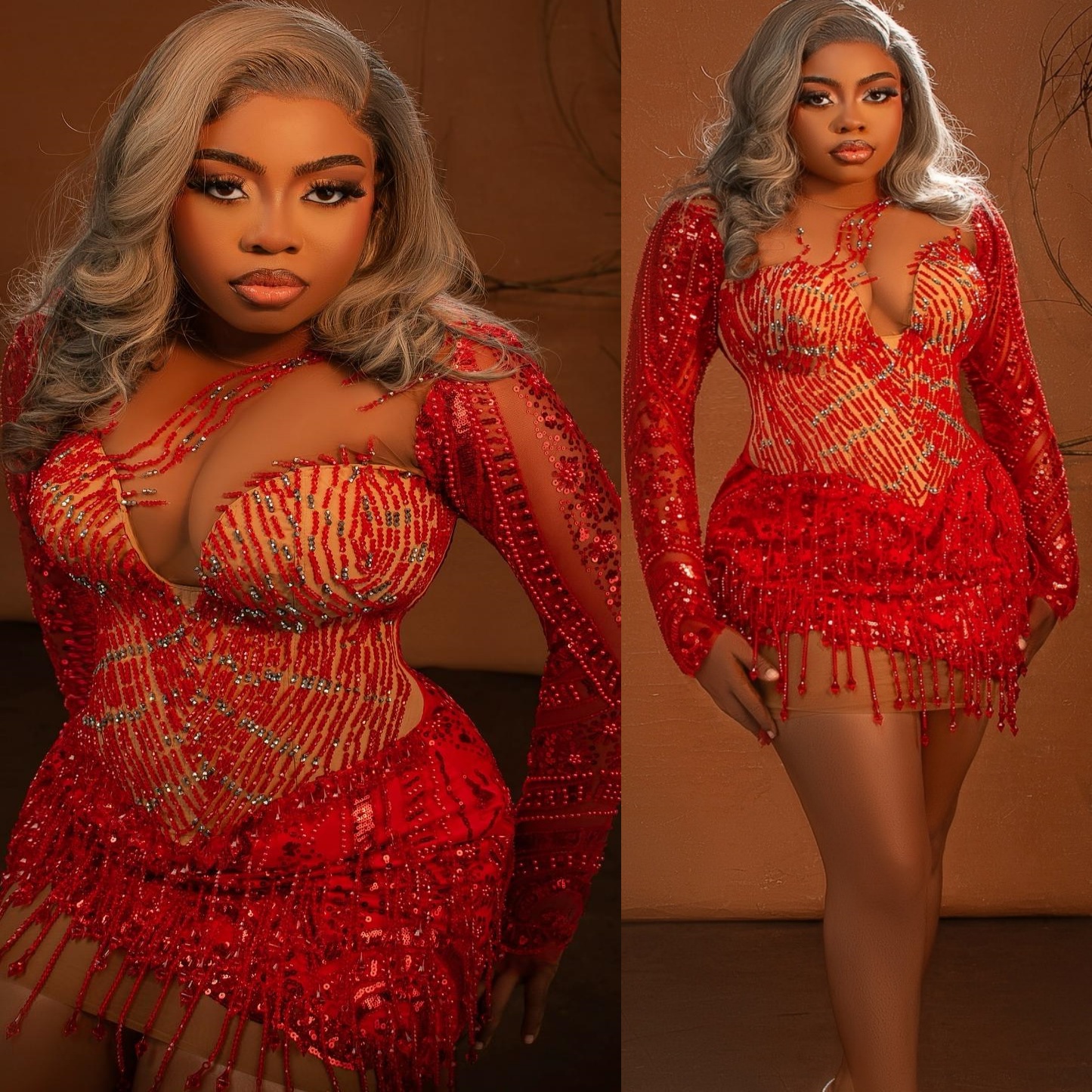 2026 Chic Red Sheath Cocktail Dress Illusion Beaded Crystals Sheer Neck Short Mini Graduation Homecoming Birthday Dresses For Special Occasions Sweeth