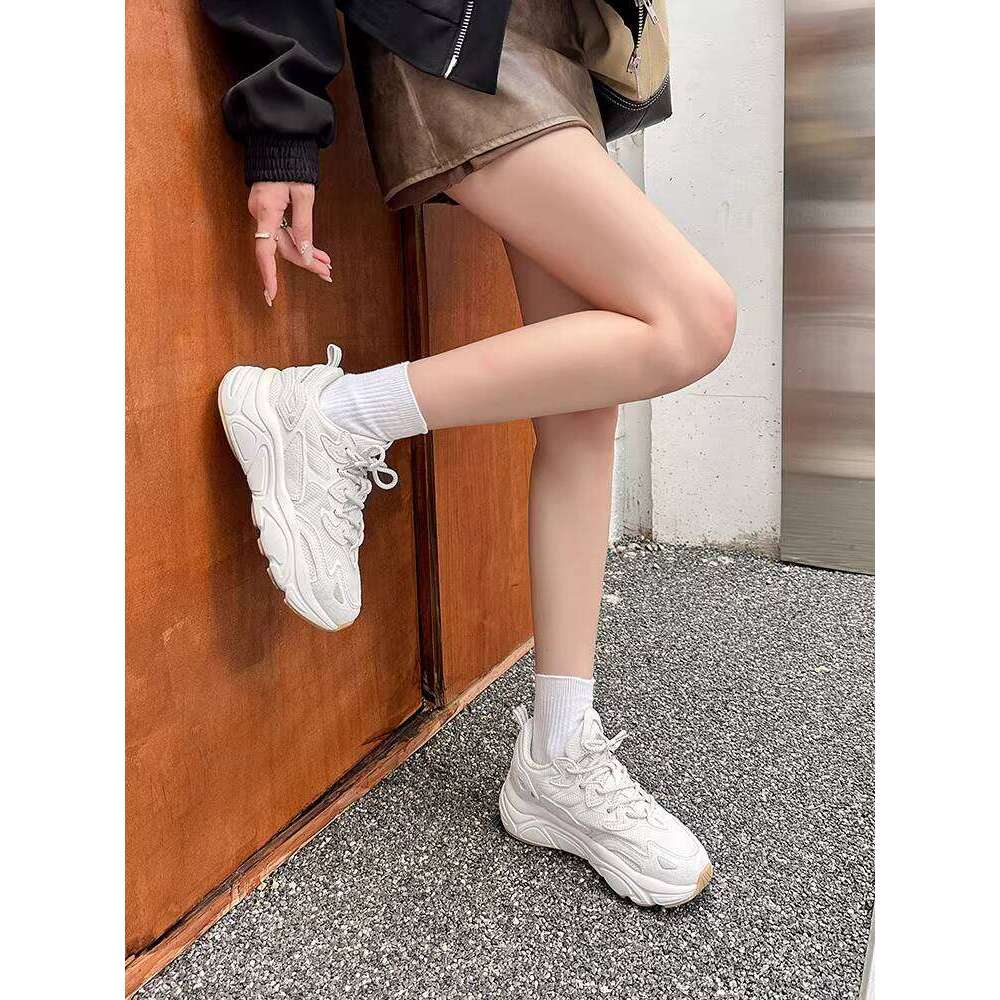 Mirinda Women's Autumn Breathable Dad Unisex Lightweight Non-Slip Wear-Resistant Shock-Absorbing Sports Shoes Mars