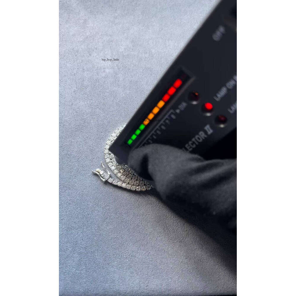 Rinntin MON's 2mm 3mm 4mm Hip Hop Silicon Stone Tennis Chain Sier Necklace - view 4