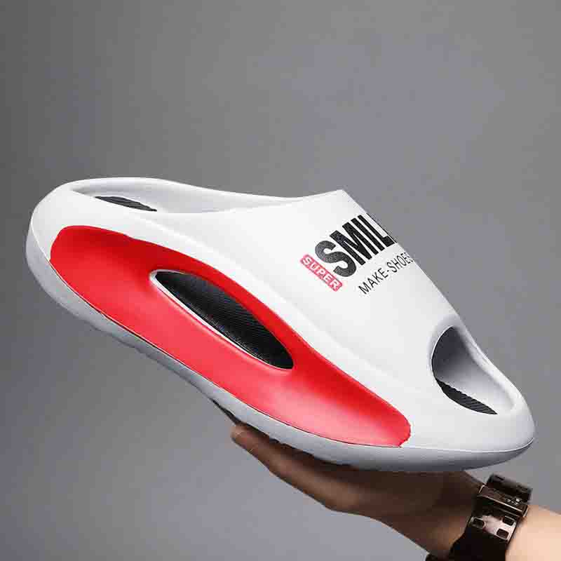 Free delivery Fashionable slippers wear-resistant thick-soled anti-slip and suitable for bathroom use