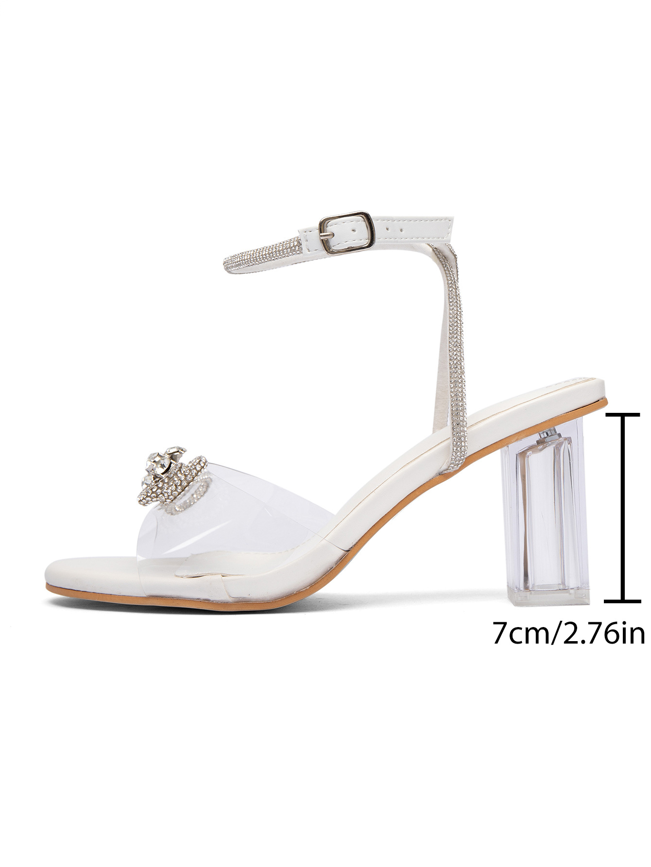 Sandals New Style Popular Women Sandals Shoes Transparent High Heels Sandals Women Summer Party Dress Shoes Ladies