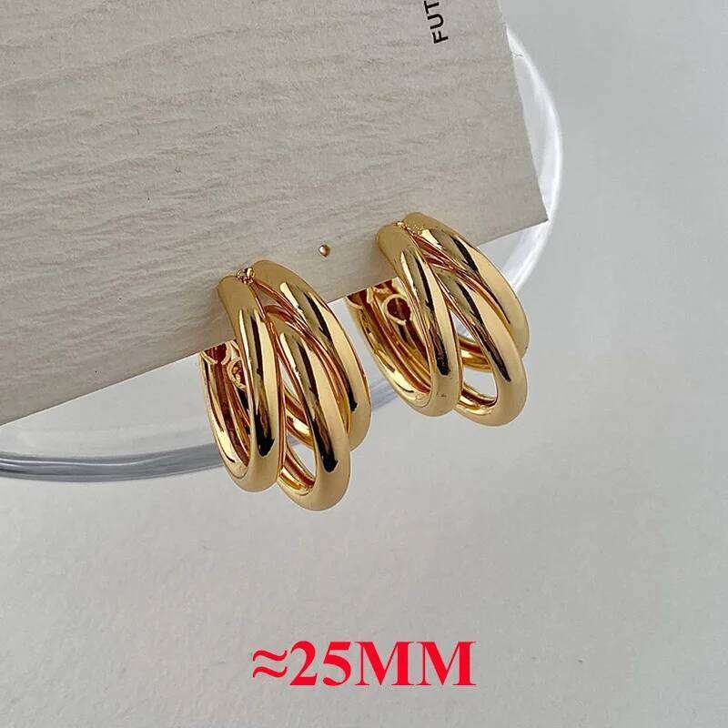 Tibetan Silver Twisted Round Geometric Stud Earring for Women Trendy Personality Fashion Jewelry Minimalist Accessories