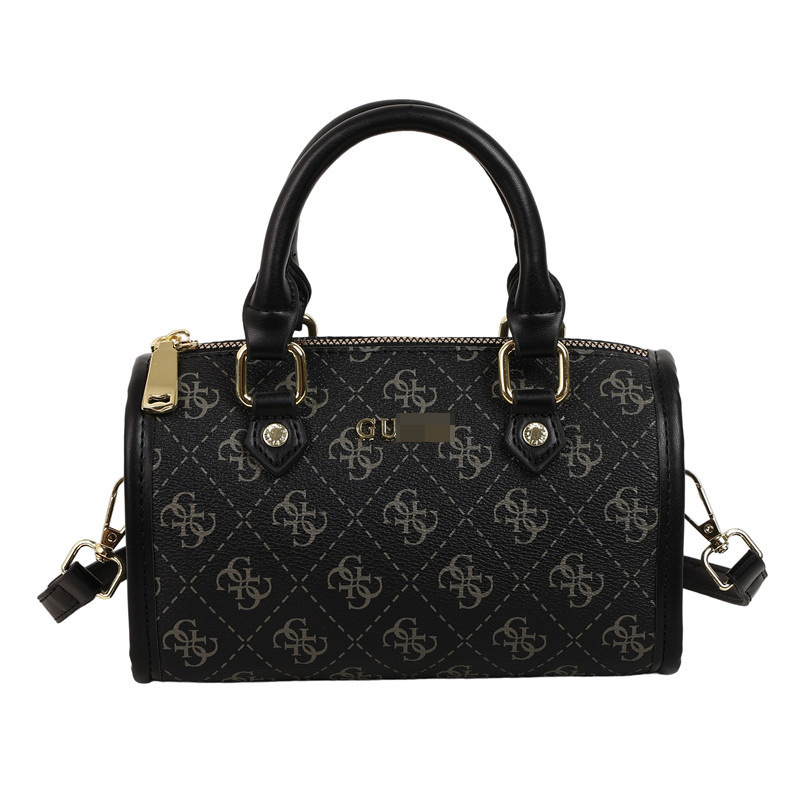 designer bag Handbag Shoulder New Large Capacity Simple Commuter Crossbody Letter Print Round Barrel Bag