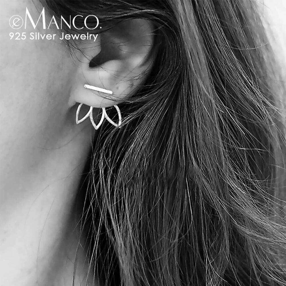eManco Maple Women's Glossy Geometric Stainless Steel Earring Set Rivet Cute Earrings Fashion Jewelry