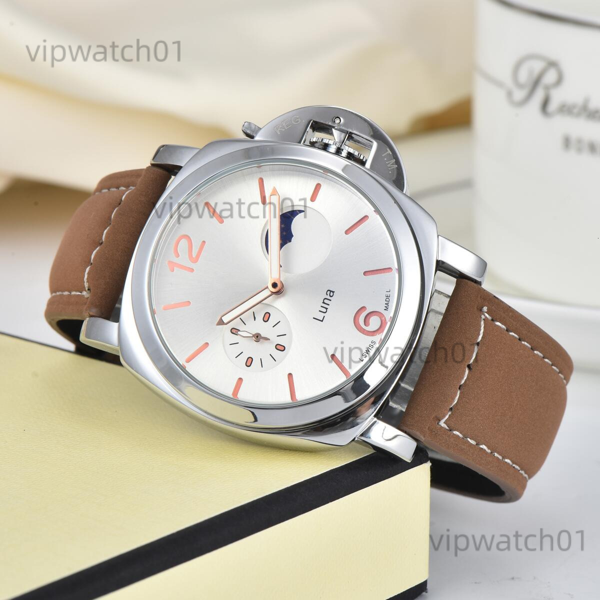 Men PANERAIity LUMINORity Model Sport watch Quartz automatic movement Luxury Watches Business Man mens watch cfe