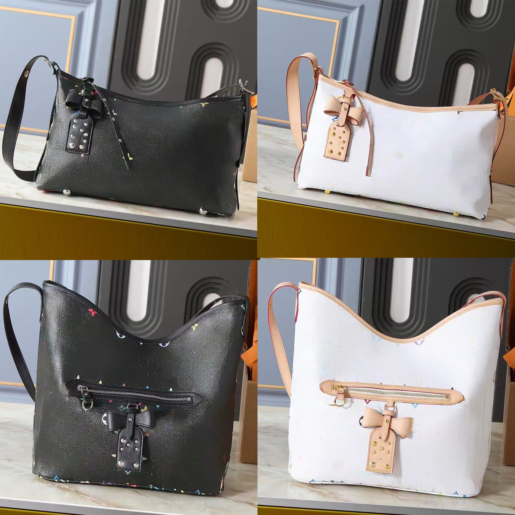 Luxury Murakami Takashi bag Women Designer Carry all shopping bag LINEUP Underarm Hobos Purse Clutch Wallet Lady East West Handbag Pochette Crossbody shoulder bags