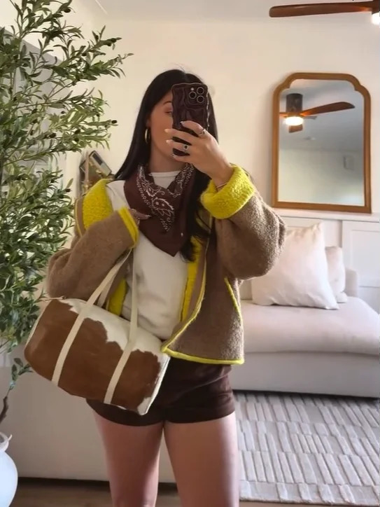 Women Fashion Contrasting Knitted Cardigan Elegant Long Sleeve Pockets Zipper Sweater 2026 Spring Street Lady Chic Outwear 251224