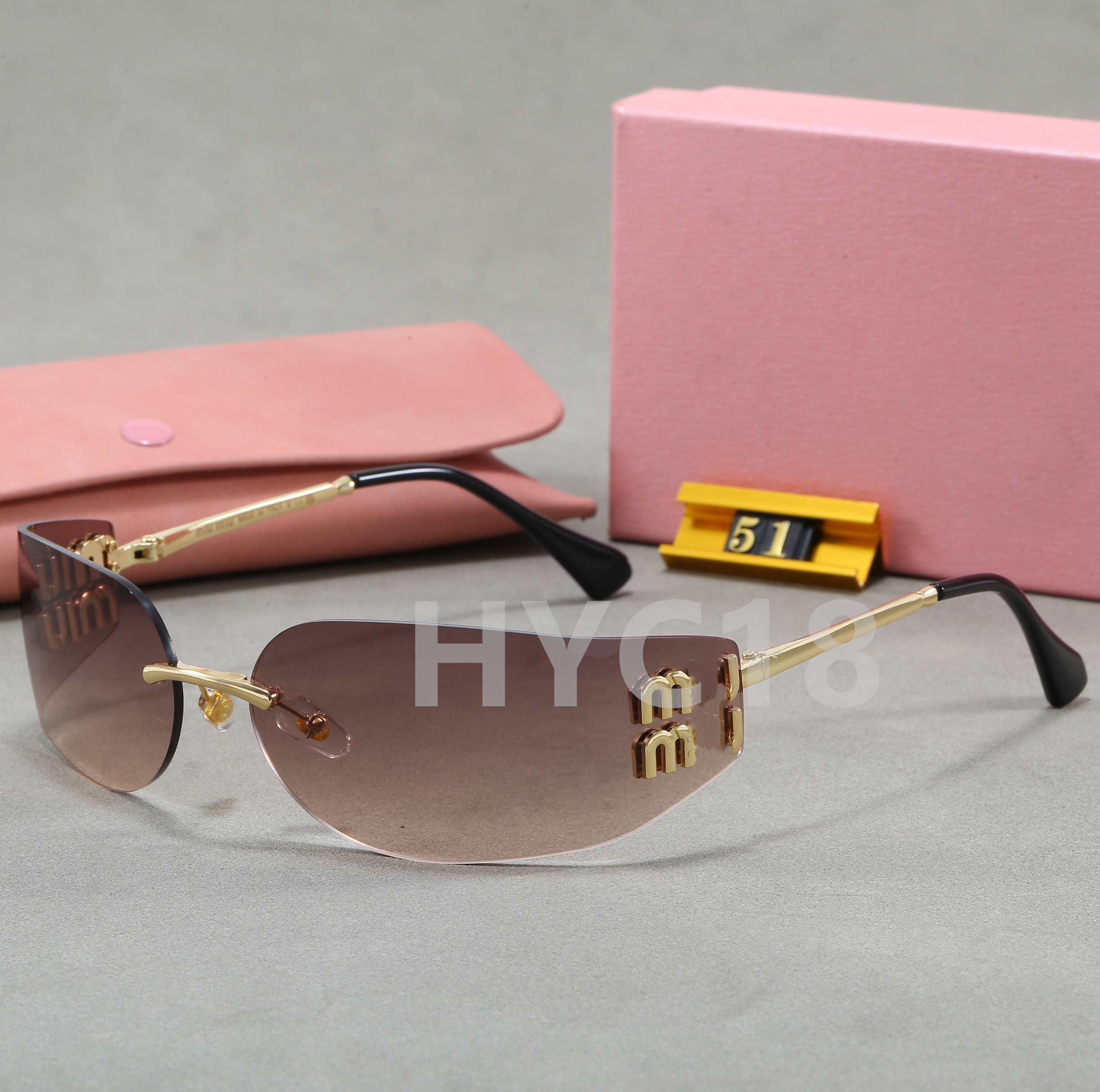 Designer sunglasses for women sunglasses fashion sunglasses letter runway glasses womens squared eyeglasses shades travel driving sunglass with box very nice