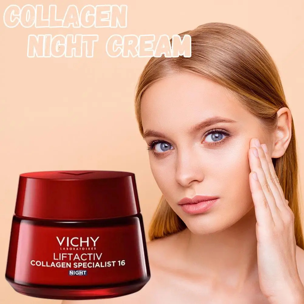 Collagen Night Cream B3 Day Cream 50ml x2 Set Active Firming Anti Aging Fades s For All Day Care 251222