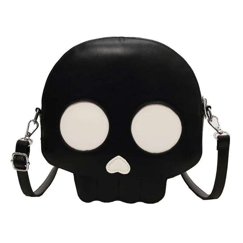 2026 Halloween Fashion Casual New PU Square Shoulder Retro Super Cool Hot Trendy Personality Crossbody Bags For Women