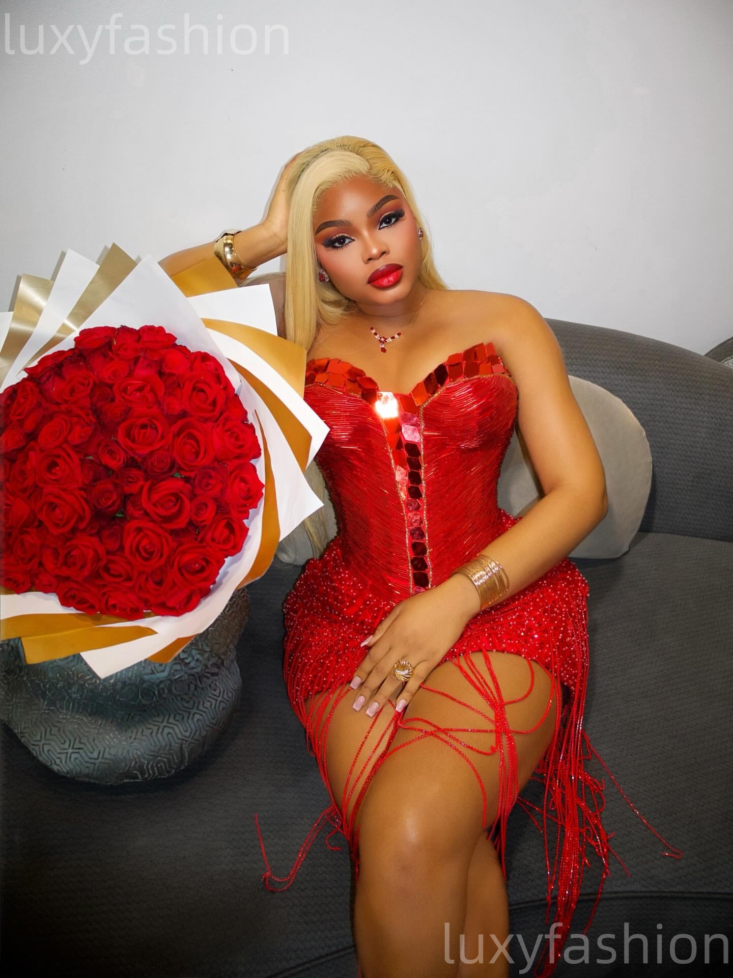 2026 Chic Red Sheath Cocktail Dress Crystals Beaded Tassels Short Mini Graduation Homecoming Birthday Dresses For Special Occasions Sweetheart Gowns