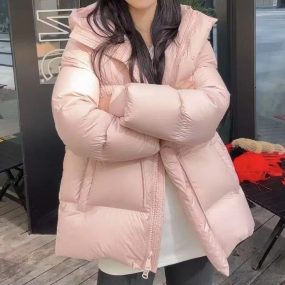 Neploe Hoody Drawstring Slim Waist Simple Parkas Small Fellow Moda Warm Veste Femme Plaid Ruched Long Sleeve Loose Soft Coat 251225