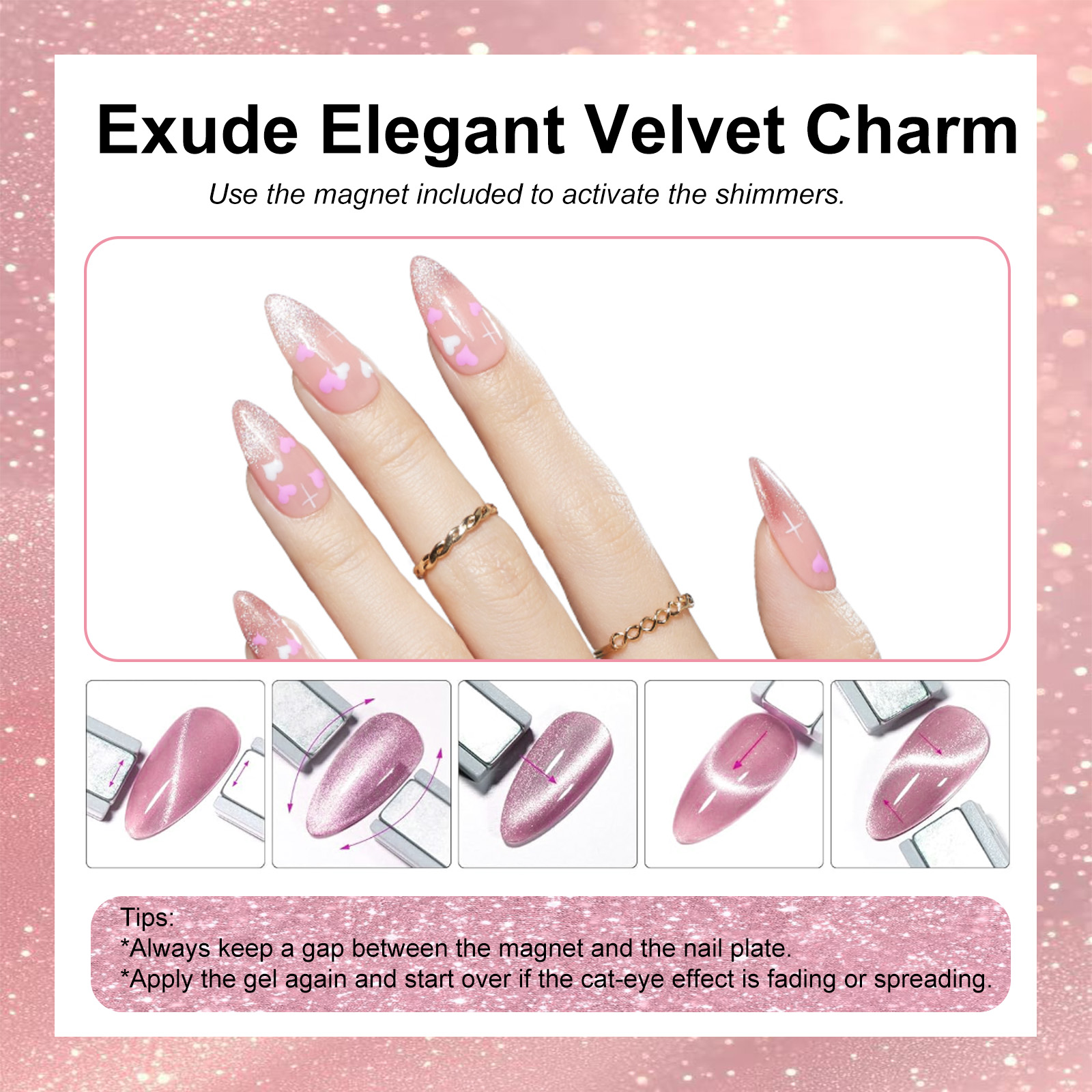 Nail polish remover for nail polish glue - long-lasting nail polish for manicure