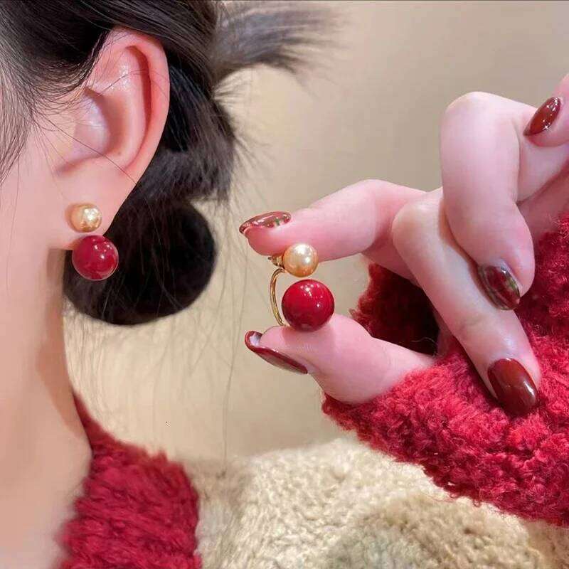 Real 925 Sterling Silver 14K Gold Pearl Detachable Stud Earring for Women Minimalist Trendy Fine Jewelry Personality Accessories