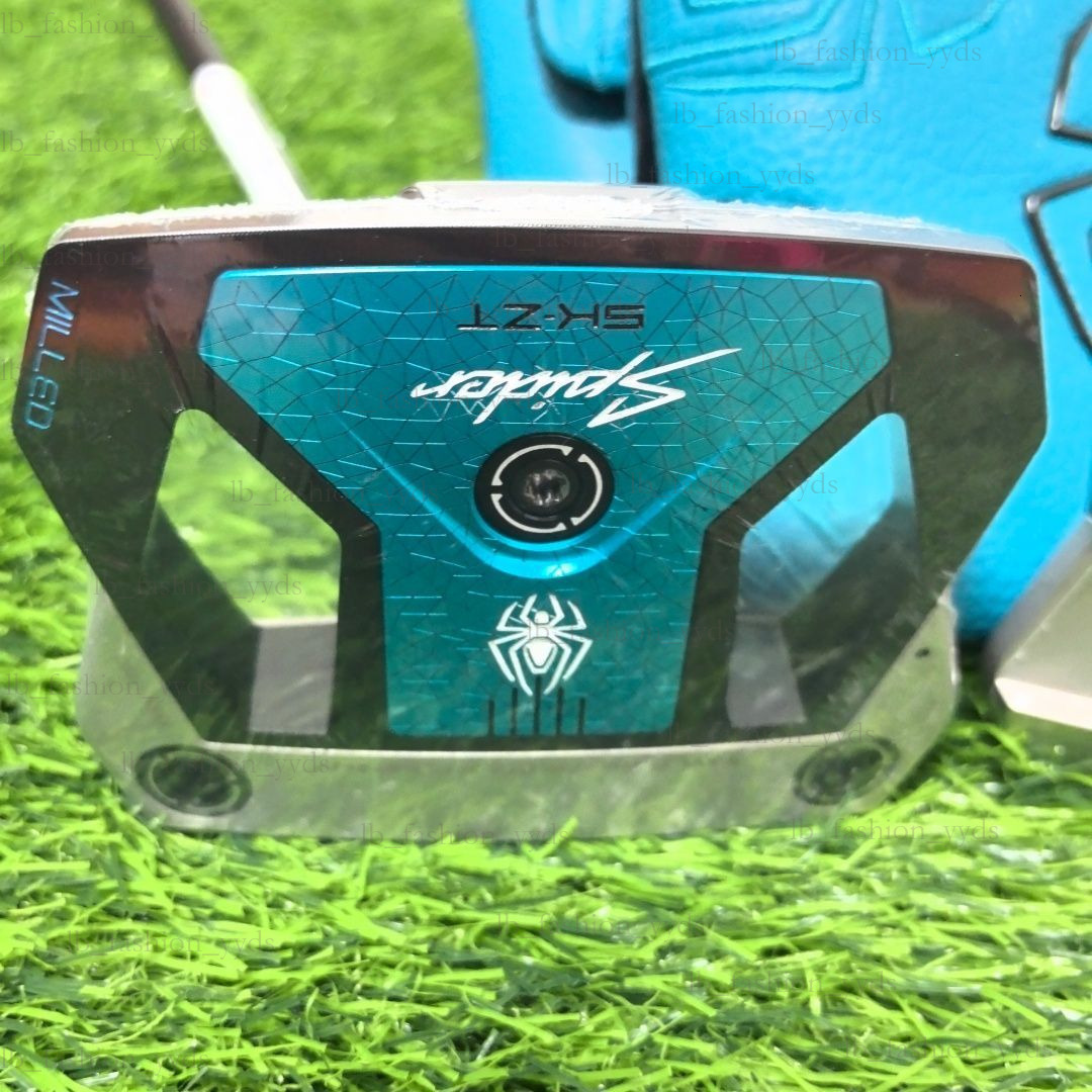 High Quality Spider Putter Blue Spider ZT Series 32 33 34 35 36 Inch Steel Shafts Zero Torque Technology Putter With Headcover Left Right Hand Putter 2fe