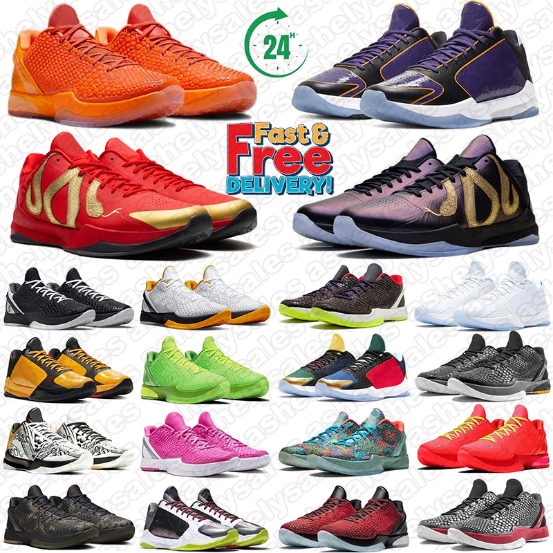 free shipping mamba 6 basketball shoes mambas 5 women mens trainers Mambacita Bruce Lee Alternate Chaos Think Pink Laker outdoor sports shoe wholesale classic