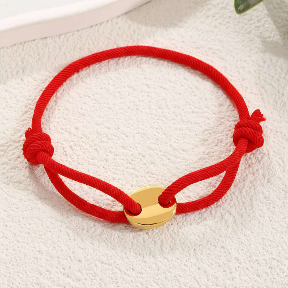 Cross-Border Hot Selling Stainless Steel Pig Nose Milan Hand-Woven Adjustable Bracelet for Men and Women Wholesale